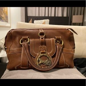 Celine tan leather brown bag - never used!